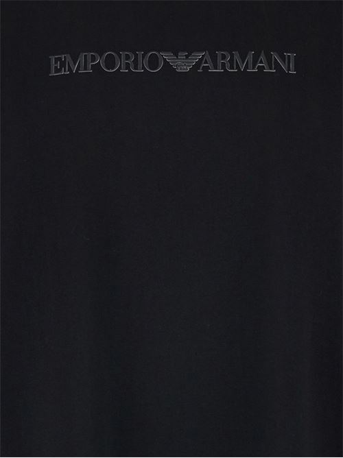 T-shirt uomo Emporio Armani nera con logo EMPORIO ARMANI | EM004583AF13669MC540